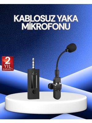 Siv Ticaret 2.4 Ghz Düşük Gecikmeli Kablosuz Ses Kayıt Mikrofonu - Lisinya