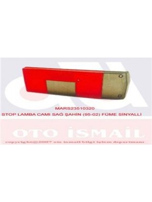 Mars Depomix Stop Lamba Cami Sağ Şahin 95-02 Füme Sinyalli