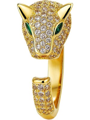 Sense of Atelier Taşlı Tiger Yüzük Gold