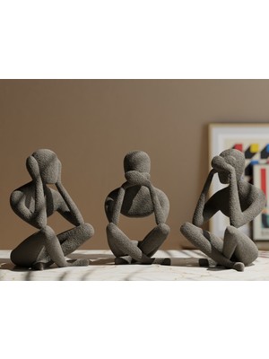 Felsefi Bir Yorum: Nobody - No Evil Trio (3’lü Sanat Seti)