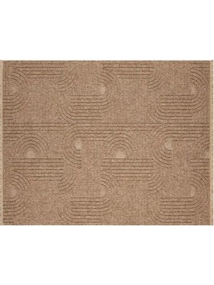 Vivense Lara Iskandinav Makine Halısı, Kahverengi, DS623, 100X150