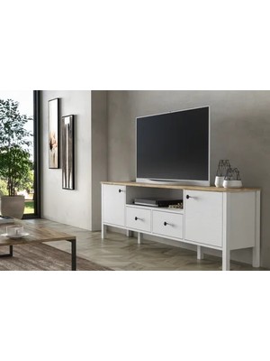 Vivense Lumera Modern Tv Ünitesi, 2 Kapaklı 2 Çekmeceli