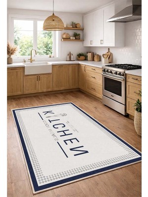 Lioara Home Dijital Baskılı Halı – Modern, Kaymaz Taban, Mutfak  Için Halı