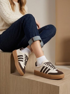 Potin Online Potinonline 3020 Kadın Hakiki Deri Sneaker Ayakkabı