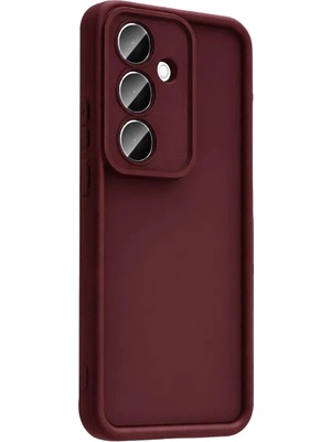 Durukar®  Samsung Galaxy A57 5g Viera Silikon - Bordo