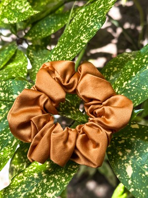 Icon Silk Saf Ipek Saç Tokası Orta Boy (Amber)