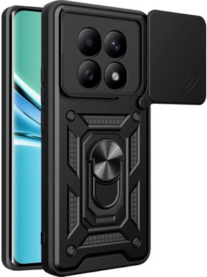 Durukar®   Redmi Note 15 4g Pars Lens Yüzüklü Silikon - Siyah