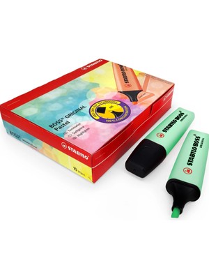 Stabilo Boss Orıgınal Pastel Yeşil 10 Adet