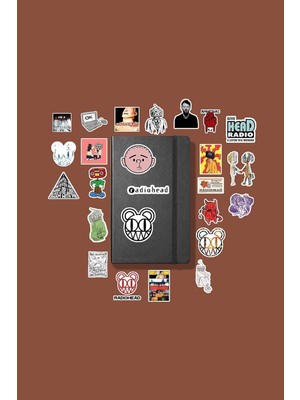 MS Major Selection Radio Sticker Paketi/bullet Journal Defter Çıkartma Ajanda Laptop Etiket