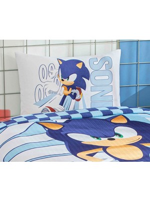Taç Zorluteks Out Sonic Desenli % 100 Pamuk Kumaş 1 Adet Yastık Kılıfı 50X70 cm