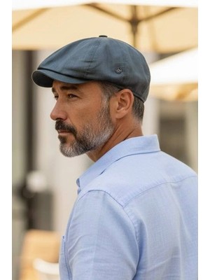 Karnas Şapka Karnas Keten Yazlık Kasket Şapka – Günlük Şıklığa Uyum Sağlayan Rahat ve Modern Stil