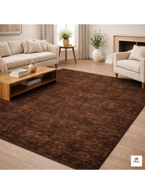 Okan Halıcılık Modern Nostaljik Şönil Kilim – Pamuk Tabanlı, Kaymaz, Saçaklı, Makinede Yıkanabilir Dekoratif Halı