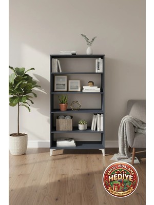 Silva Dolap 4 Raflı 88X30X163 Antrasit: Modern Depolama Çözümü