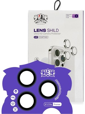 Durukar®   iPhone 17 Pro Max Bilvis Titan Kamera Lens - Lacivert