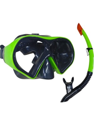 Emh Store Star Diving Dalış Maskesi ve Snorkel Yetişkin - 51713-YEŞİL (Lisinya)