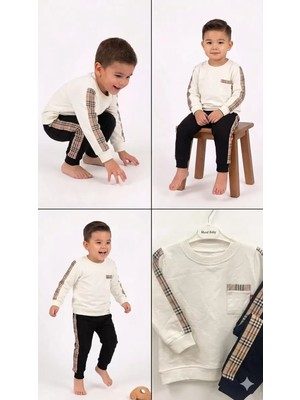 İkikareshop 2-5 Yaş Cep Detaylı 2 Li Çocuk Takımı