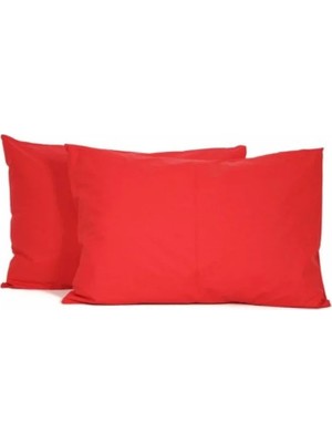 55 x 75 cm Büyük Boy Yastık Kılıfı Ranforce % 100 Pamuklu 2 Adet Fermuarlı