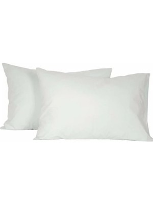 55 x 75 cm Büyük Boy Yastık Kılıfı Ranforce % 100 Pamuklu 2 Adet Fermuarlı