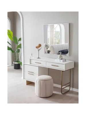 Vivense Valore Şifonyer ve Ayna 120 cm Genişlikte Suntalam Malzemeden 4 Çekmeceli Modern Tasarım