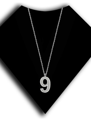 Roxx Jewellery 925 Ayar Gümüş 9 Sayısı Erkek Kolye