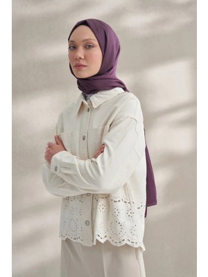 Armanda Krep Jakar Prizma Desen Şal - 70 x 190-82