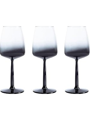 Uravas Store Home Lora 3'lü Kadeh Seti -Füme 430 ml