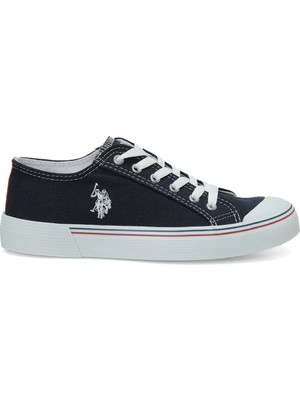 U.s. Polo Assn. Kadın Penelope Lacivert Sneaker Tekstil Malzeme Düz Taban