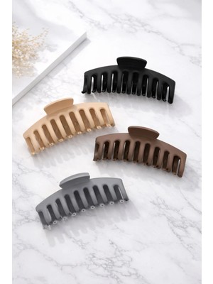 Aymeta Büyük Boy 11 cm Mandal Toka Saç Tokası Güçlü Tutucu