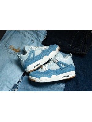 Nike Air Jordan Retro 4 Denim 'worn Blue'-Sportxstore