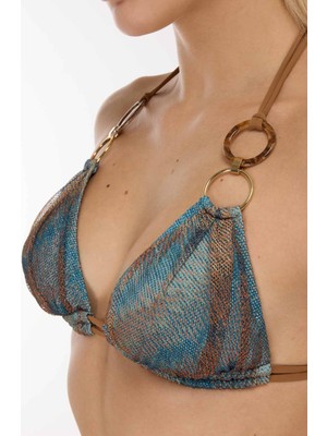 Ayyıldız 5629 Mavi Üçgen Bikini Takımı