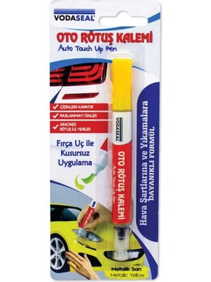 TeknoKapsül Oto Rötuş Kalemi Metalik Sarı 5 ml