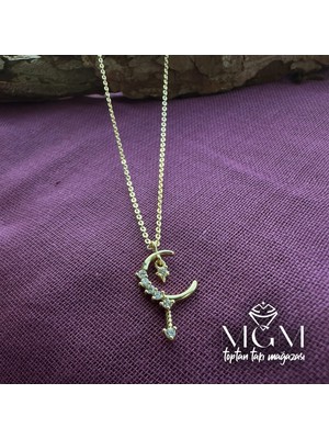 Eco Port Zirkon Taşlı Kolye