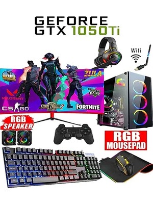 Dmc N37x (PUBG,GTA 5) İ7 2600 16GB 256GB SSD 500GB 4GB GTX1050ti,23.8"Masaüstü Oyuncu Bilgisayarı