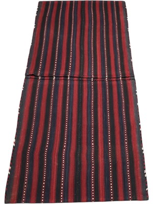 Zehra Abla Halı El Dokuma Otantik Van Yöresi Çift Gözlü Yün Kilim Heybe 7328