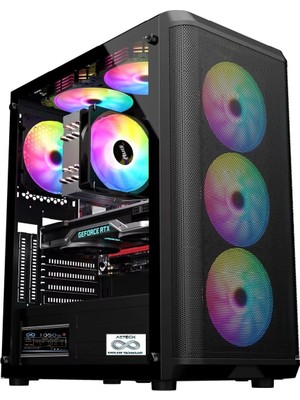 Aztech 850W Skyhawk AZT07 Rgb Gaming Mid-Tower Pc Kasası Fiyatı