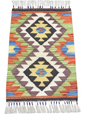 Zehra Abla Halı Yeni El Dokuma Ender Cerit Yörükleri Meşhed Iran Yün Kilim 7324