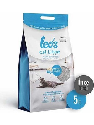 Bezos Cat Litter Marsilya Sabunlu Bentonit Ince Taneli Kedi Kumu 5 Lt