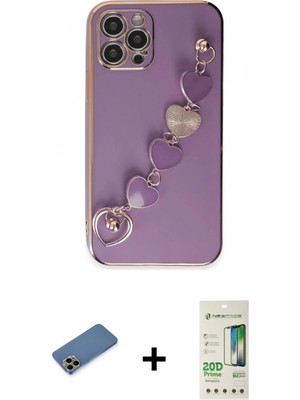 İlk El Grup Pilelistore™ iPhone 12 Pro Max Kılıf Nova Işık Prime - Siyah 20D Premium Cam Ekran Koruyucu + Shine Kamera Lens Koruma Cam - Gd