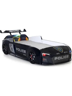 Vivense Audi Işıklı Arabalı Yatak, Polis, V12
