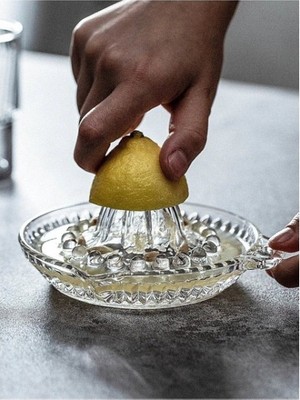 Runaway Cam Limon Sıkacağı Meyve Sıkma Aparatı Kolay Kullanımlı Mutfak Gereci Meyve Sıkma Narenciye Sıkacağı