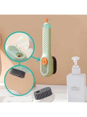 Pileli Store Deterjan Hazneli Süet Bot Nubuk Ayakkabı Temizleme Fırçası Mutfak Banyo Fırçası Çok Amaçl�