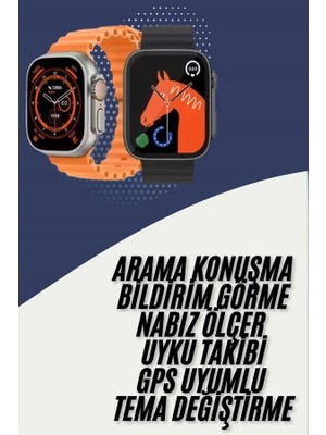 İlk El Grup Ieg™ Akıllı Saat Kordon Hediyeli Güçlü Batarya Kapasiteli Titreşimli Bildirim Görme Unisex