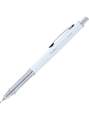 Scrikss Versatil Kalem Pro-S 0.5Mm Beyaz Paslanmaz Çelik ve Lake Kaplama Gövde
