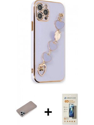 Pileli Store Pilelistore™ iPhone 12 Pro Kılıf Nova Işık Prime - Siyah 6d Mat Seramik Hayalet Nano Ekran Koruyucu + Shine Kamera Lens Koruma Cam - Sabe