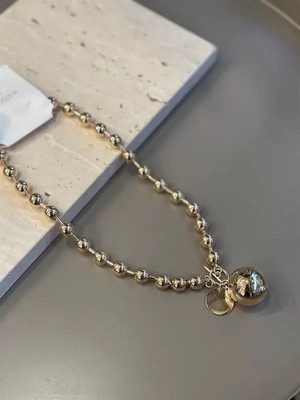 Beta Moda Hub Metal Top Kolye - Altın