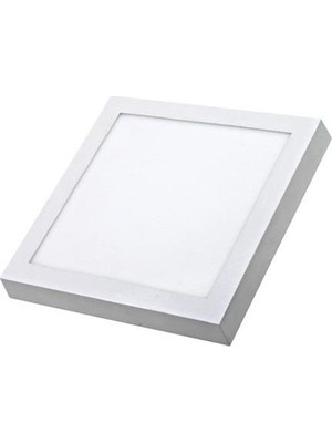 Cata 18 Watt Panel LED Armatür Sıva Üstü Kare Ct 5234 Günışığı Sarı Işık 3200K Alüminyum Kasa