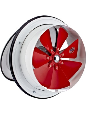 Ayas 20 cm çap KTA-200-4K-M 1400 D/D 220/230 volt Monofaze Kapaklı Tip Aspiratör