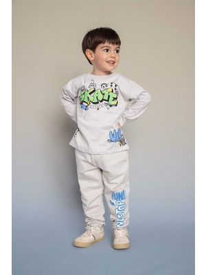 DeFacto Baggy Fit Baskılı Pantolon Erkek Bebek G9964A526SP
