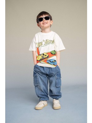 DeFacto Jogger Fit Jean Pantolon Erkek Bebek G6143A526SP