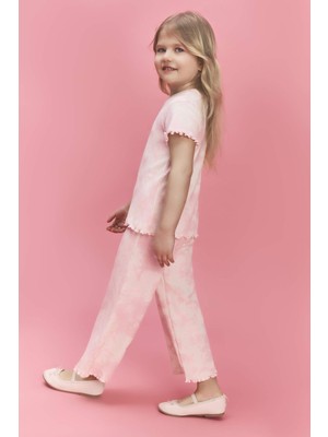 DeFacto Wide Leg Batik Fitilli Kaşkorse Pantolon Kız Bebek H0681A526SP